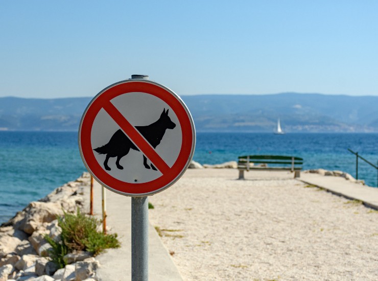Divieto in spiaggia