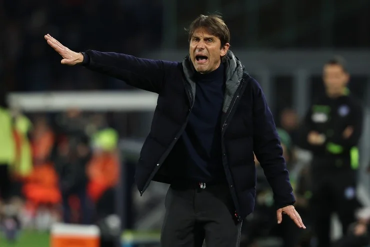 Antonio Conte durante una partita