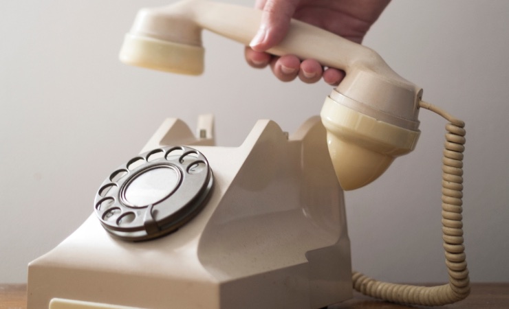 I vecchi telefoni a disco combinatore