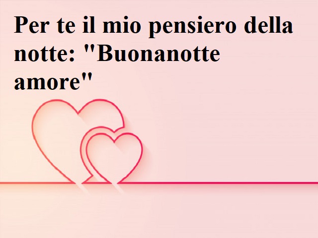 buonanotte romantica