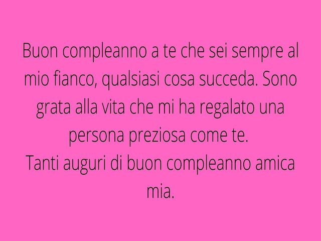 frasi compleanno amica 
