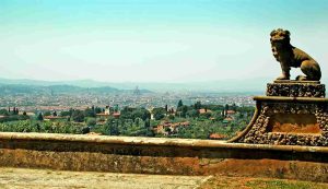 Villa Gamberaia costone panorama