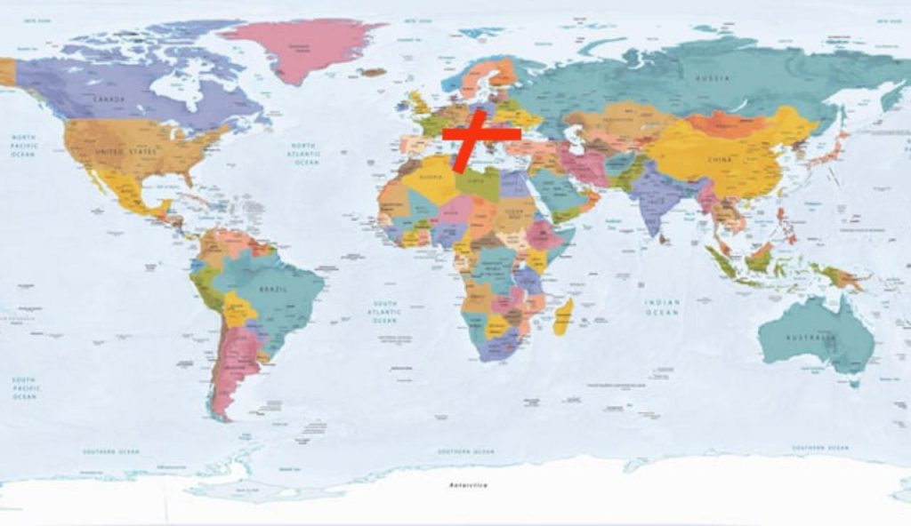 Mappa del mondo